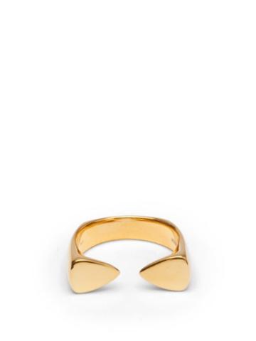 Matchesfashion.com Dominic Jones - Open 18kt Gold-plated Sterling-silver Ring - Mens - Gold