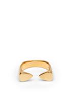 Matchesfashion.com Dominic Jones - Open 18kt Gold-plated Sterling-silver Ring - Mens - Gold