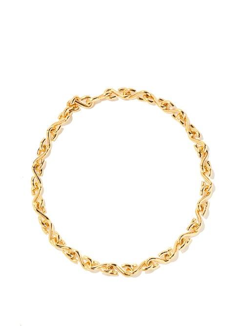 Matchesfashion.com All Blues - S-link Gold-vermeil Choker - Womens - Gold