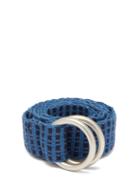 Matchesfashion.com Guanabana - Ring Buckle Woven Belt - Mens - Blue