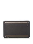Smythson Panama Leather Currency Wallet