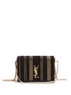 Matchesfashion.com Saint Laurent - Kate Small Chain Embellished Suede Cross Body Bag - Womens - Black