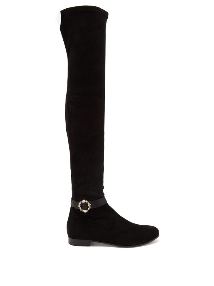 Jimmy Choo Myren Knee-high Suede Boots