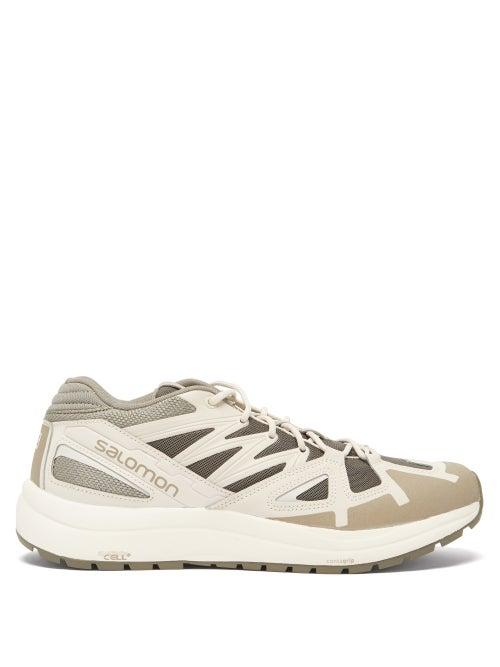 Salomon - Odyssey 1 Advanced Mesh And Rubber Trainers - Mens - Brown Multi