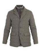 Matchesfashion.com Herno - Wool Blend Quilted Jacket - Mens - Grey