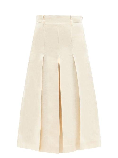 Matchesfashion.com Weekend Max Mara - Geneve Culottes - Womens - Ivory