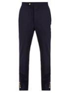 Moncler Gamme Bleu Mid-rise Straight-leg Wool Trousers