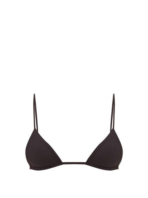 Matchesfashion.com Jade Swim - Via Triangle Bikini Top - Womens - Black