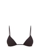 Matchesfashion.com Jade Swim - Via Triangle Bikini Top - Womens - Black