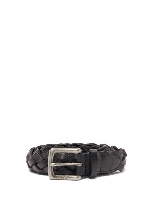 Polo Ralph Lauren - Braided-leather Belt - Mens - Black