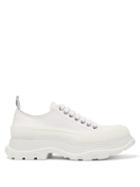 Matchesfashion.com Alexander Mcqueen - Chunky-sole Canvas Trainers - Womens - White