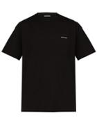 Matchesfashion.com Balenciaga - Oversized Logo Print Cotton T Shirt - Mens - Black