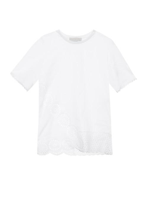 Stella Mccartney Molly Broderie-anglaise Panel Top