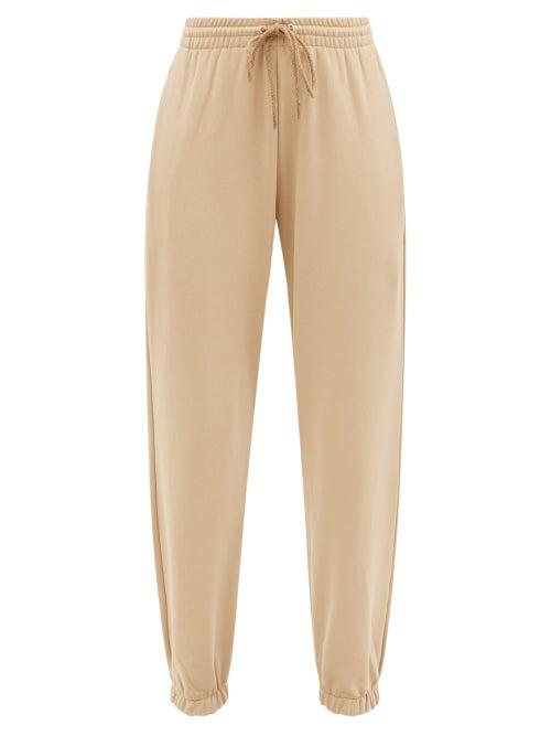 Ladies Activewear Wardrobe. Nyc - Cotton-jersey Track Pants - Womens - Beige