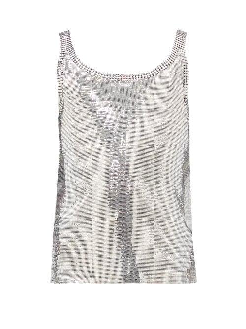 Matchesfashion.com Paco Rabanne - Chainmail Vest - Mens - Silver