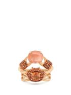 Matchesfashion.com Daniela Villegas - Nantosuelta 18kt Gold, Sunstone & Tourmaline Ring - Womens - Orange