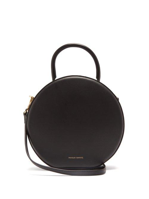 Matchesfashion.com Mansur Gavriel - Circle Leather Cross Body Bag - Womens - Black