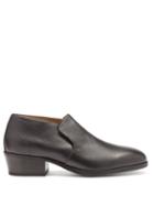 Matchesfashion.com Lemaire - Low-top Leather Boots - Mens - Dark Brown