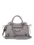 Matchesfashion.com Balenciaga - Neo Classic Small Leather Bag - Womens - Grey