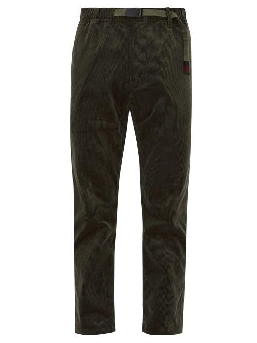 Matchesfashion.com Gramicci - Cotton Blend Corduroy Trousers - Mens - Khaki