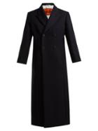 Matchesfashion.com Colville - Double Breasted Wool Blend Coat - Womens - Navy