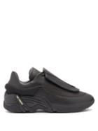 Matchesfashion.com Raf Simons - Antei Exaggerated-sole Leather Trainers - Mens - Black