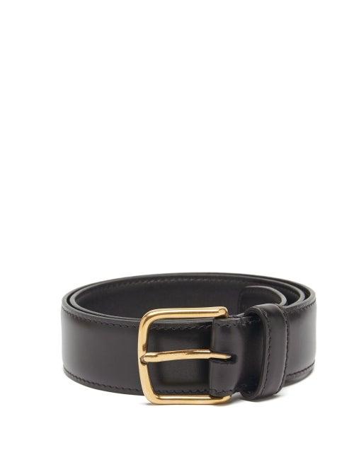 Matchesfashion.com The Row - Leather Belt - Womens - Black