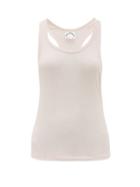 Matchesfashion.com The Upside - Logo Embroidered Ribbed Cotton Tank Top - Womens - Pink