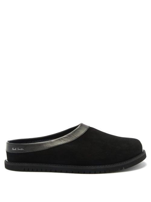 Paul Smith - Mauro Suede Slippers - Mens - Black