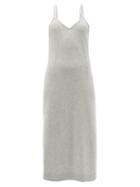 Another Tomorrow - Recycled Cashmere-blend Dress - Womens - Grey