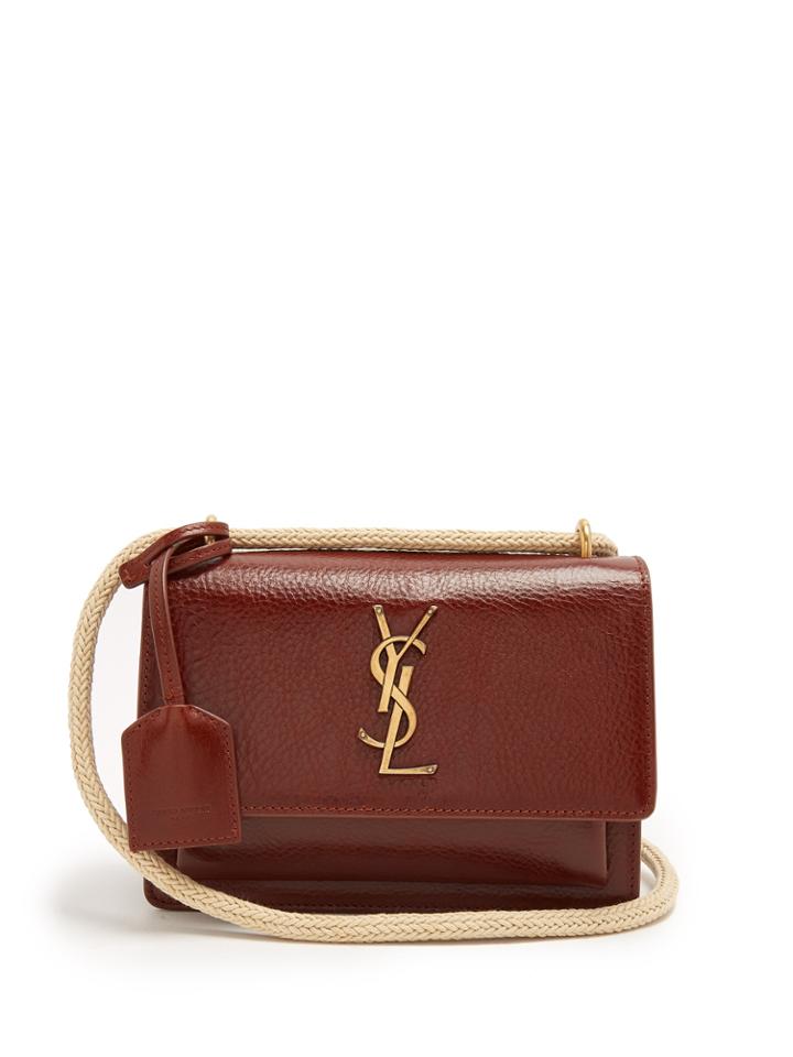 Saint Laurent Sunset Small Leather Cross-body Bag