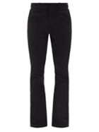 Matchesfashion.com Raf Simons - High-rise Cotton-canvas Flared-leg Trousers - Mens - Black