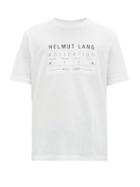 Matchesfashion.com Helmut Lang - Logo Patch Cotton T Shirt - Mens - White