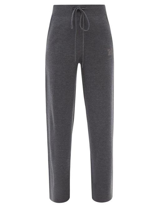 Max Mara - Giove Trousers - Womens - Dark Grey
