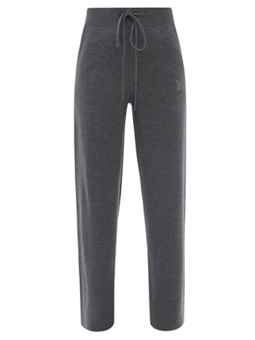 Max Mara - Giove Trousers - Womens - Dark Grey
