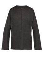 Matchesfashion.com Rick Owens - Ribbed Knit Linen Sweater - Mens - Multi