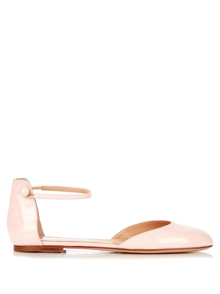 Gianvito Rossi 54 Patent-leather Flats