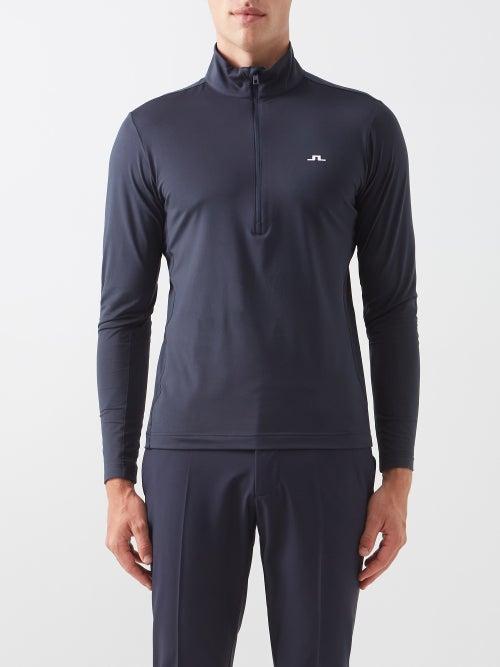 J.lindeberg - Luke Half-zip Mid-layer Top - Mens - Navy