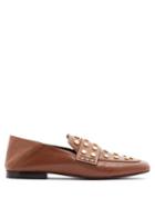 Matchesfashion.com Isabel Marant - Feenie Collapsible Heel Leather Loafers - Womens - Tan