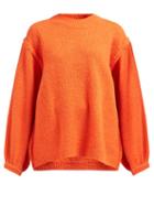 Matchesfashion.com Acne Studios - Kiara Exposed Seam Knitted Sweater - Womens - Red