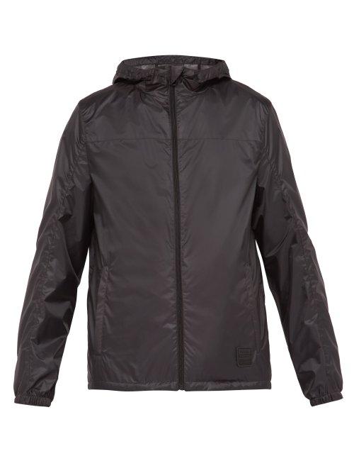 Matchesfashion.com Prada - Packable Ripstop Hooded Jacket - Mens - Black
