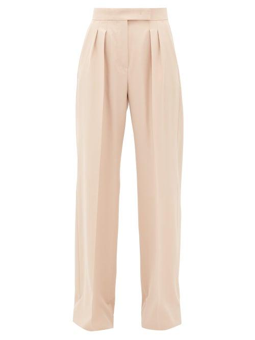 Matchesfashion.com Max Mara - Bonn Trousers - Womens - Beige