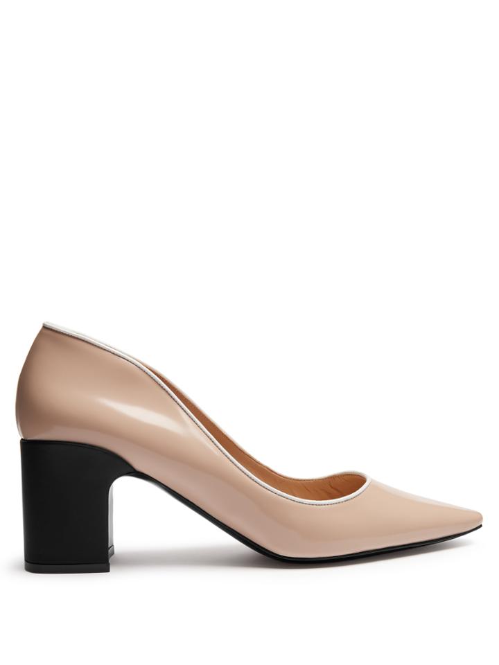 Fabrizio Viti Timeless Wave Polished-leather Pumps