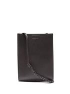 Jil Sander - Tangle Small Leather Cross-body Bag - Mens - Black