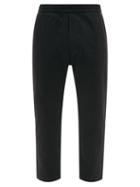Mens Rtw Barena Venezia - Bativoga Drawstring-waist Cotton-twill Trousers - Mens - Black