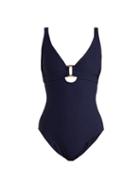 Matchesfashion.com Heidi Klein - Body Cut Out Swimsuit - Womens - Navy