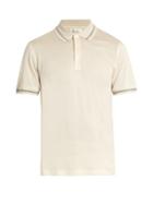 Brioni Fantasy Cotton And Silk-blend Polo Shirt