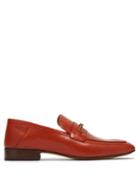Matchesfashion.com Gucci - Quentin Gg Horsebit Leather Loafers - Mens - Orange