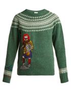 Matchesfashion.com Kilometre Paris - Skye Embroidered Wool Sweater - Womens - Green Multi