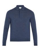 Paul Smith Long-sleeved Fine-knit Wool Polo Shirt